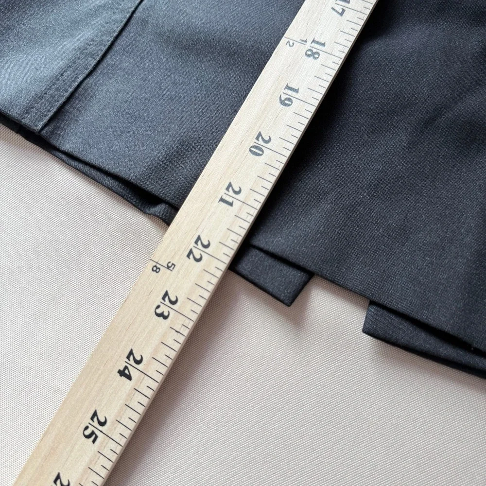 Bebe Black Pencil Skirt Button Waist Detail‎ Career Workwear Size 2